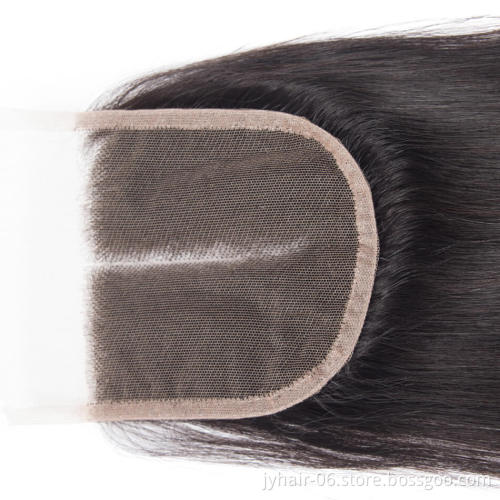 all types of natural color Brazilian human hair closure